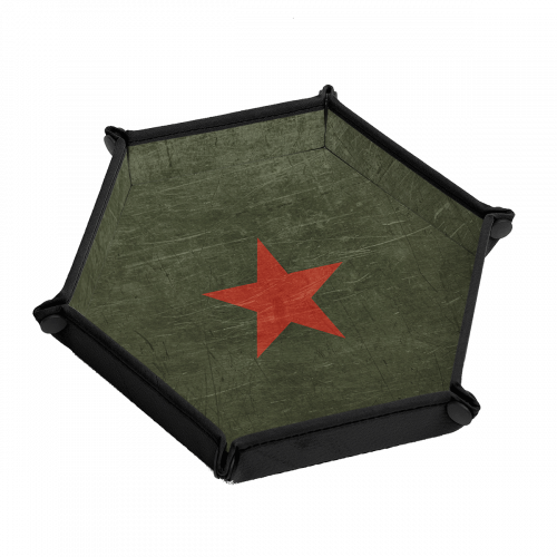SOVIÉTICOS - ESTRELLA - Bandeja tiradados (pentagonal, hexagonal)
