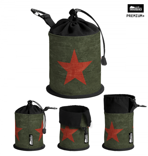 Bolsa para dados PREMIUM "Estrella Roja" – SOVIÉTICOS (WWII)