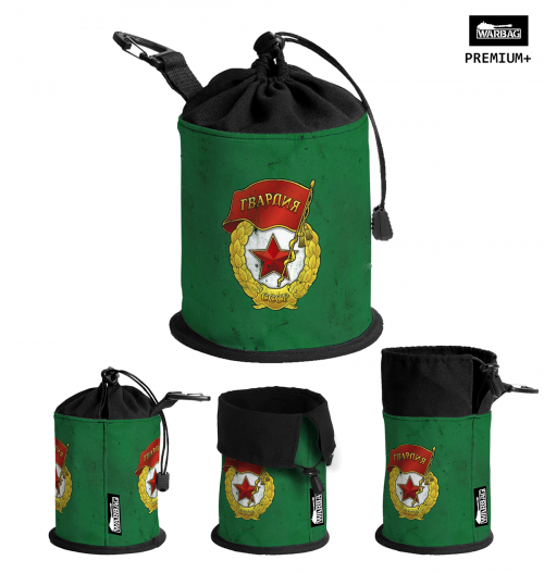 Bolsa para dados PREMIUM "Guardia Roja – VERDE" – SOVIÉTICOS (WWII)