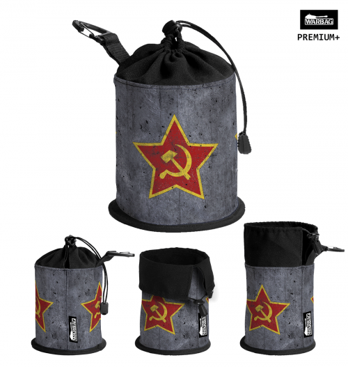 Bolsa para dados PREMIUM "Insignia Gris" – SOVIÉTICOS (WWII)