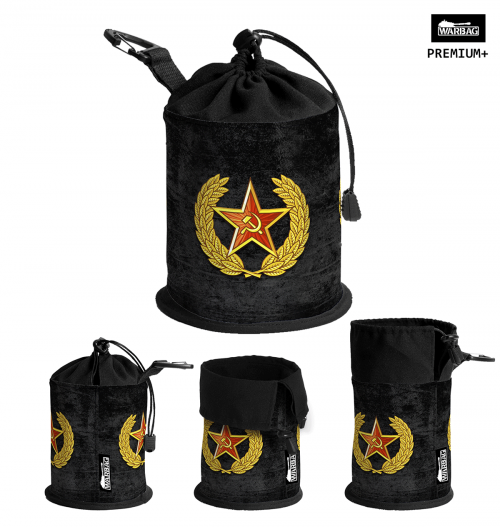 Bolsa para dados PREMIUM "Insignia – NEGRO" – SOVIÉTICOS (WWII)