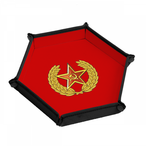 SOVIÉTICOS - Bandeja tiradados (pentagonal, hexagonal)