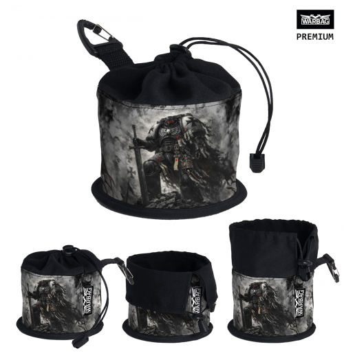 Bolsa para dados PREMIUM "Sigismund" – TEMPLARIOS NEGROS (40K)