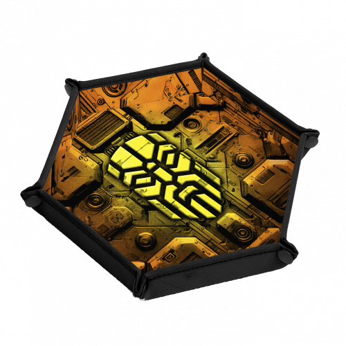 VOTANN (naranja) - Bandeja tiradados (pentagonal, hexagonal)