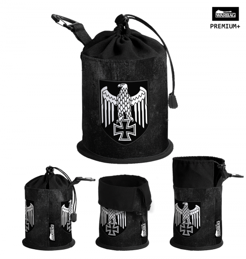 Bolsa para dados PREMIUM "Reichsadler – Negro" – ALEMANES (WWII)