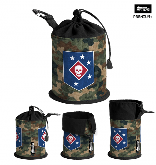 Bolsa para dados PREMIUM "Marine Raiders" – AMERICANOS (WWII)