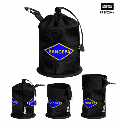 Bolsa para dados PREMIUM "Rangers – Negro" – AMERICANOS (WWII)