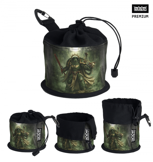 Bolsa para dados PREMIUM "Personaje – Verde" – ANGELES OSCUROS (40K)
