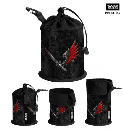 Bolsa para dados PREMIUM "Ravenwings" – ANGELES OSCUROS (40K)