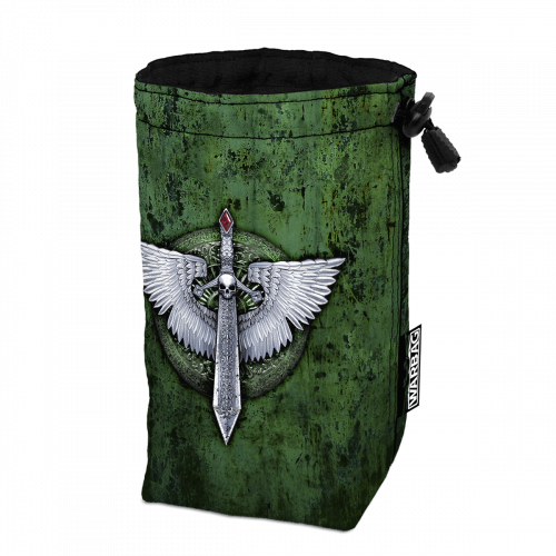 Bolsa para dados BIGTOP "Raven Verde" – ANGELES OSCUROS (40K)