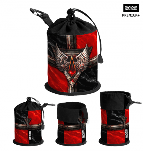 Bolsa para dados PREMIUM "Escudo de Armas" – ANGELES SANGRIENTOS (40K)