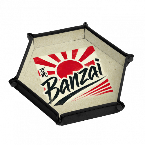 JAPONESES - BANZAI - Bandeja tiradados (pentagonal, hexagonal)