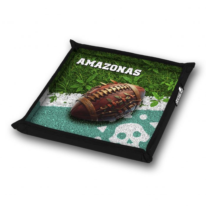 Amazonas - BLOOD BOWL - Bandeja tiradados 20x20 cm - Rigida y plegable