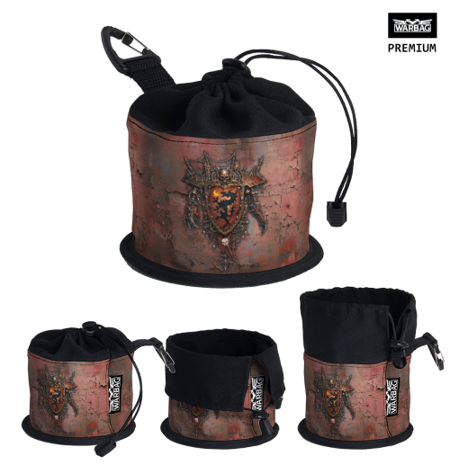 Bolsa para dados PREMIUM "Casa Khymera" – CABALLEROS DEL CAOS (40K)