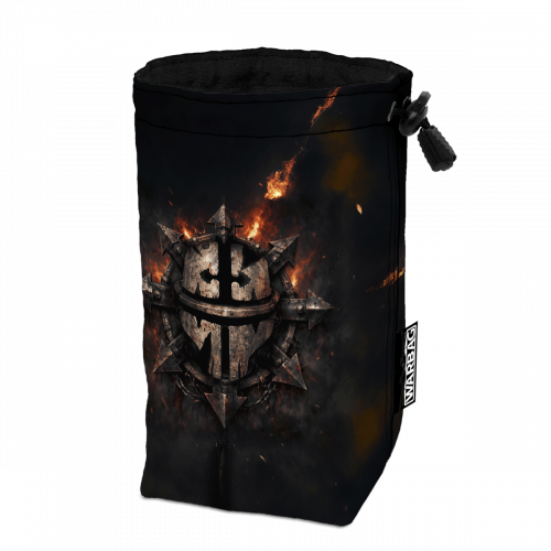 Bolsa para dados BIGTOP "Escudo de Armas" – CABALLEROS DEL CAOS (40K)
