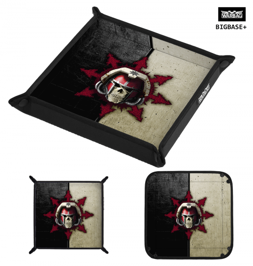 Bandeja Tiradados "Insignia – Rojo" – CABALLEROS DEL CAOS (40K)