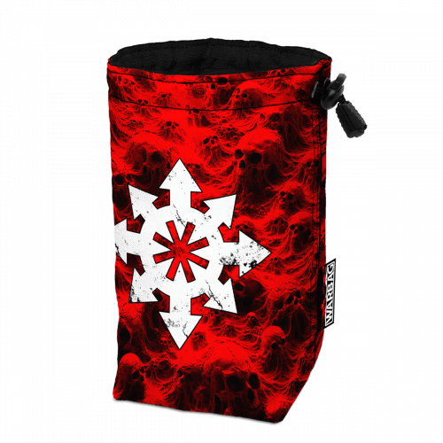 Bolsa para dados BIGTOP "Estrella del Caos Blanca" – CAOS (40K)