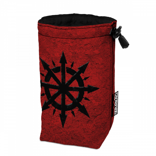 Bolsa para dados BIGTOP "Estrella del Caos Negra" – CAOS (40K)