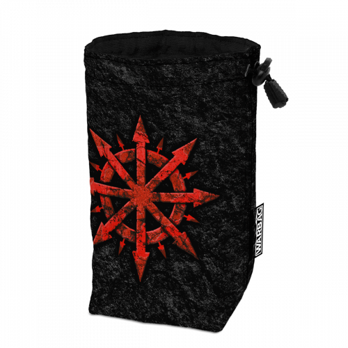 Bolsa para dados BIGTOP "Estrella del Caos Roja" – CAOS (40K)