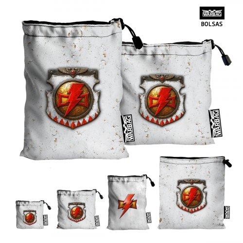 Bolsa extra para accesorios "CICATRICES BLANCAS – Escudo" – MARINES ESPACIALES (40K)