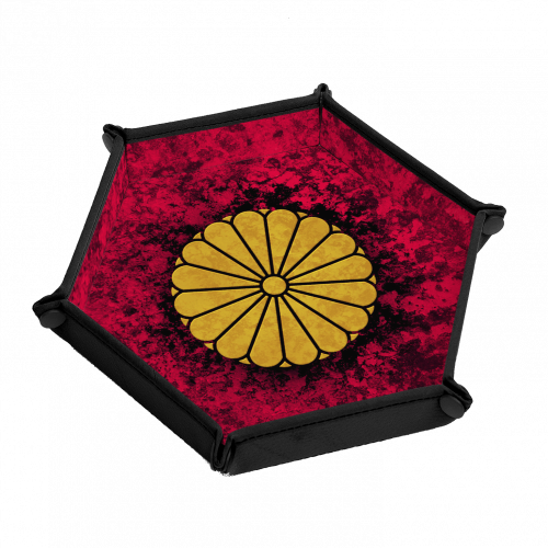 JAPONESES - CRISANTEMO IMPERIAL - Bandeja tiradados (pentagonal, hexagonal)