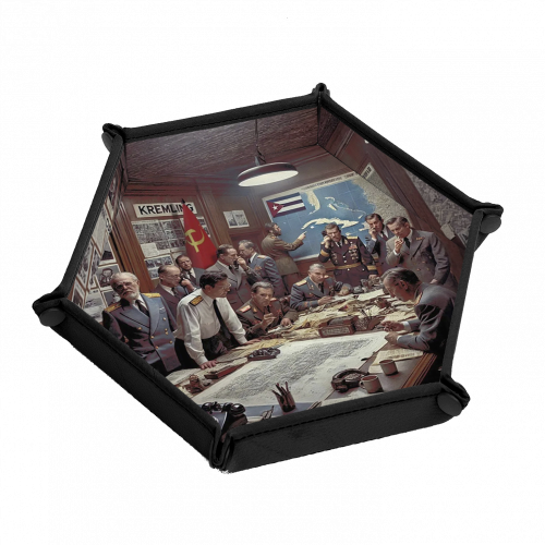 TWILIGHT STRUGGLE - Crisis en Cuba (URSS) - Bandeja tiradados (pentagonal, hexagonal)