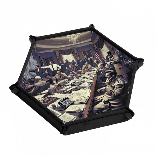 TWILIGHT STRUGGLE - Crisis en Cuba (USA) - Bandeja tiradados (pentagonal, hexagonal)