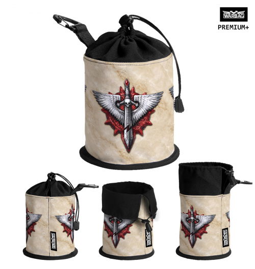 Bolsa para dados PREMIUM "Deathwings" – ANGELES OSCUROS (40K)