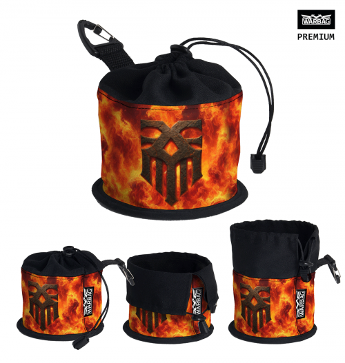 Bolsa para dados PREMIUM "Discipulos del Angel Rojo" – DEVORADORES DE MUNDOS (40K)