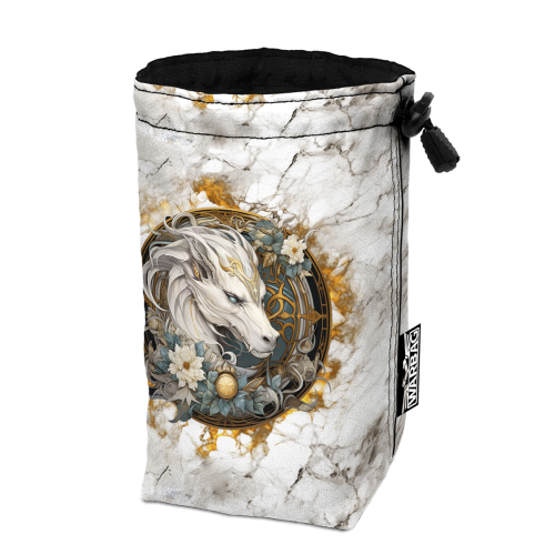 Bolsa para dados BIGTOP "Blanco" – DRAGÓN (TM)