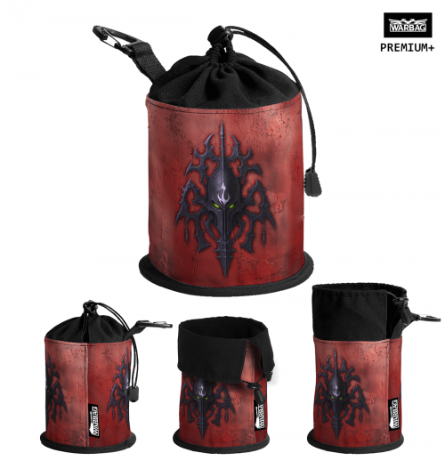 Bolsa para dados PREMIUM "Escudo de Armas" – DRUKHARI (40K)