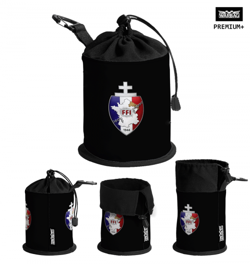 Bolsa para dados PREMIUM "Francia Libre Insignia FFI" – FRANCESES (WWII)