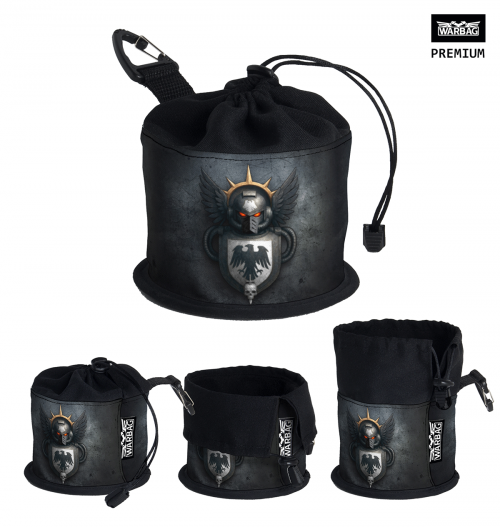Bolsa para dados PREMIUM "Escudo de Armas" – GUARDIA DEL CUERVO (40K)