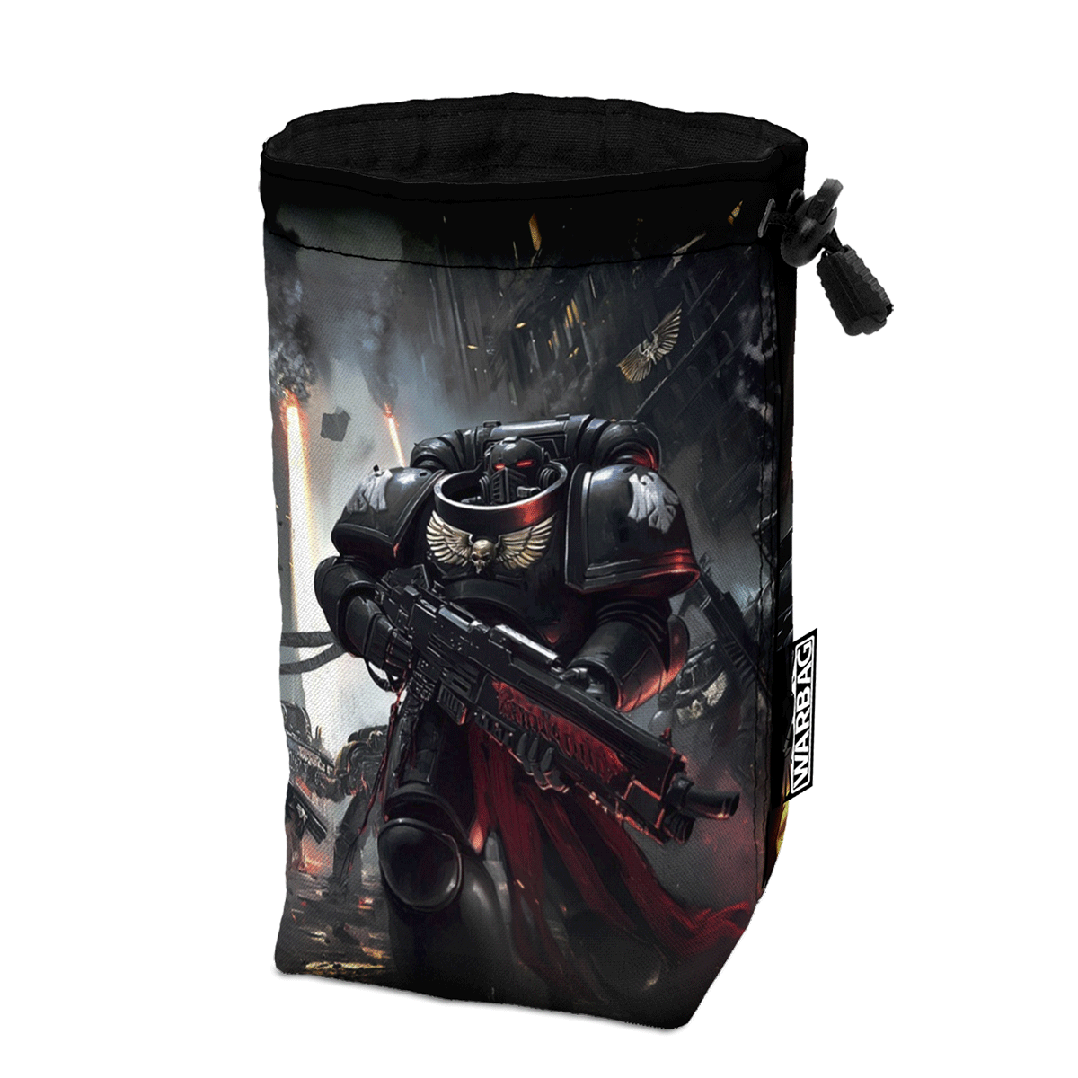 Bolsa para dados BIGTOP "Marines Espaciales" – GUARDIA DEL CUERVO (40K)