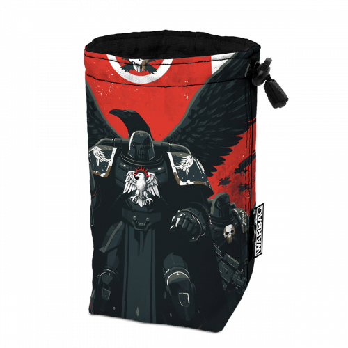 Bolsa para dados BIGTOP "Sombras de Corax" – GUARDIA DEL CUERVO (40K)