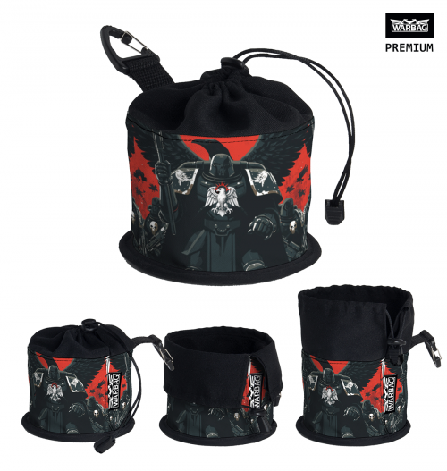 Bolsa para dados PREMIUM "Sombras de Corax" – GUARDIA DEL CUERVO (40K)