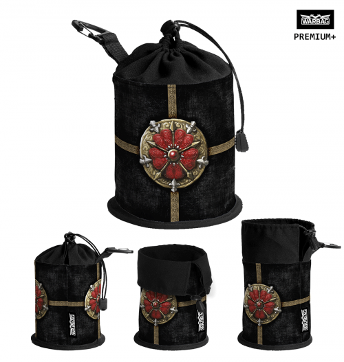 Bolsa para dados PREMIUM "Rosa" – HERMANAS DE BATALLA (40K)