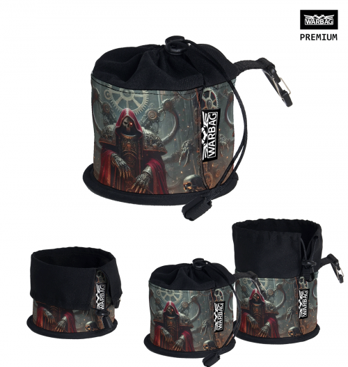 Bolsa para dados PREMIUM "SKITARII" – MECHANICUS (40K)