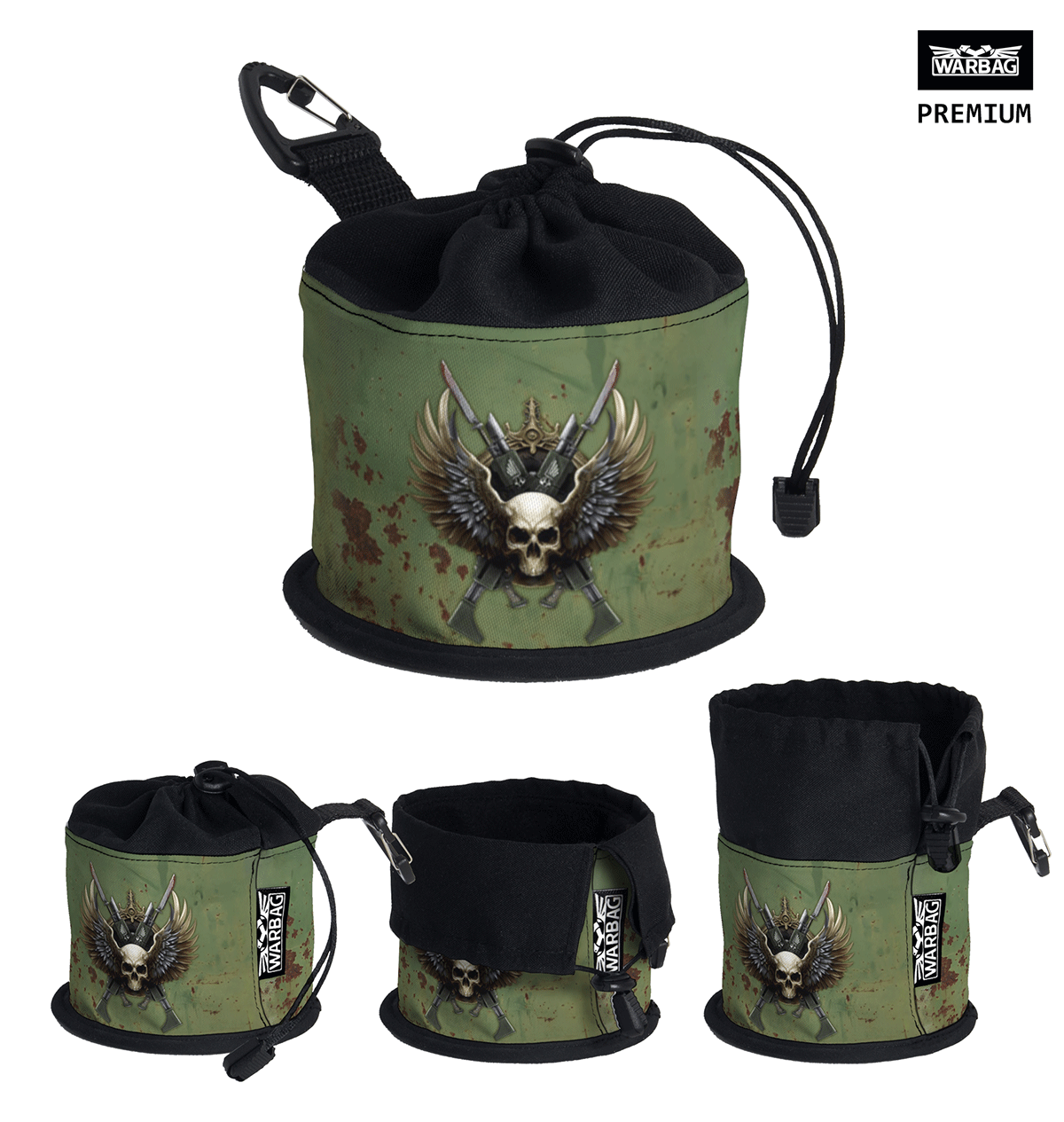 Bolsa para dados PREMIUM "Escudo de Armas" – ASTRA MILITARUM (40K)