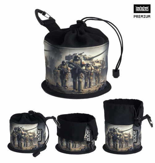 Bolsa para dados PREMIUM "Tropas" – ASTRA MILITARUM (40K)