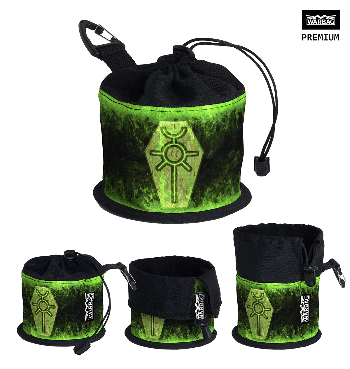Bolsa para dados PREMIUM "Conquistadores imperecederos" – NECRONES (40K)