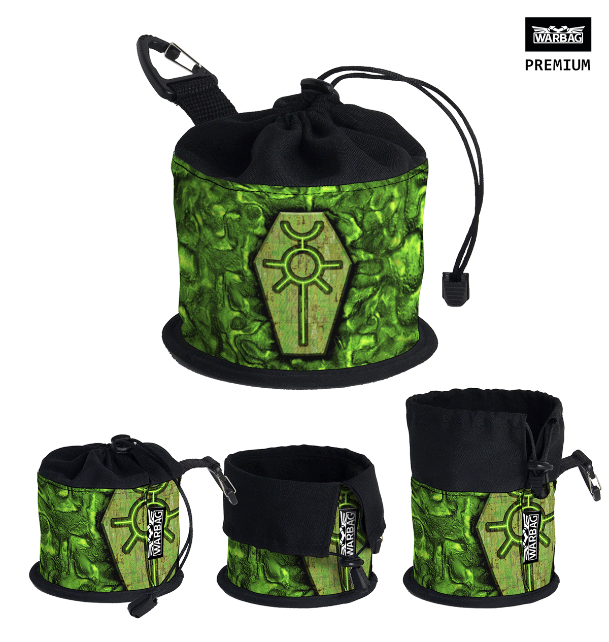 Bolsa para dados PREMIUM "La muerte encarnada" – NECRONES (40K)