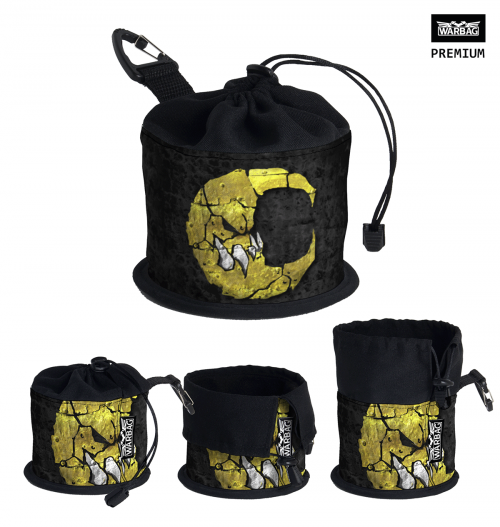 Bolsa para dados PREMIUM "BADMOON" – ORKOS (40K)