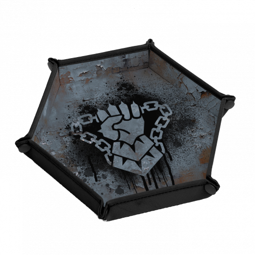 Casa ORLOCK Necromunda - Bandeja tiradados (pentagonal, hexagonal)