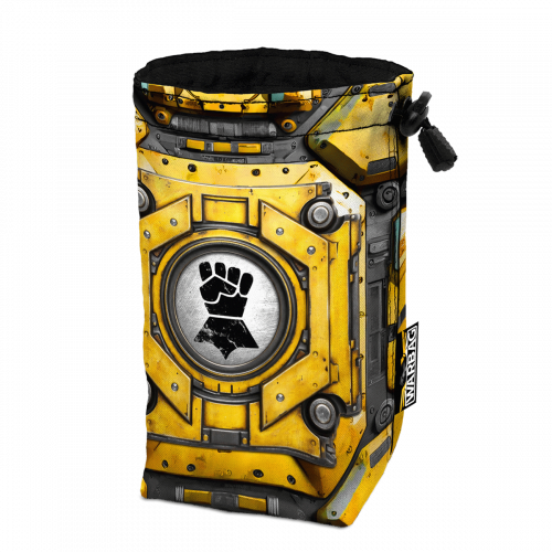 Bolsa para dados BIGTOP "AMARILLO FORTIFICADO" – PUÑOS IMPERIALES (40K)