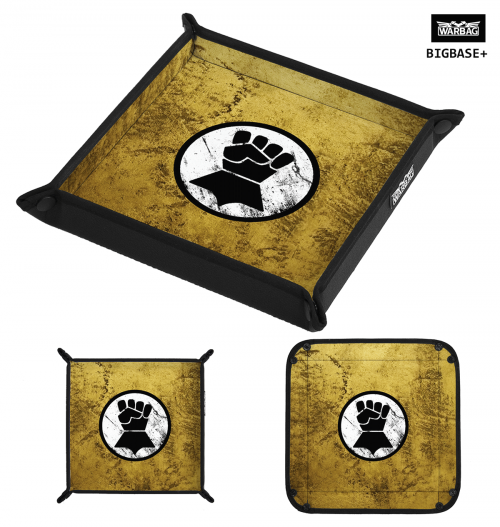 Bandeja Tiradados "AMARILLO SÓLIDO" – PUÑOS IMPERIALES (40K)