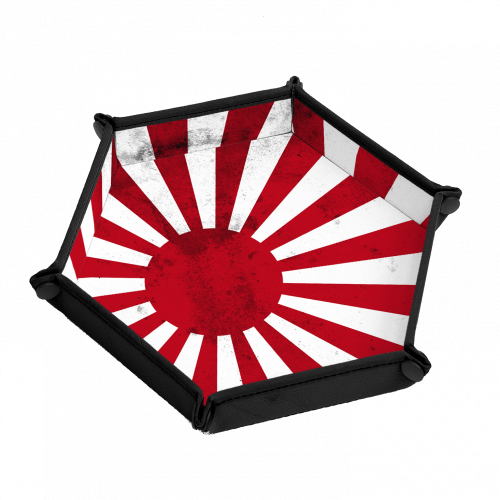 JAPONESES - SOL NACIENTE - Bandeja tiradados (pentagonal, hexagonal)