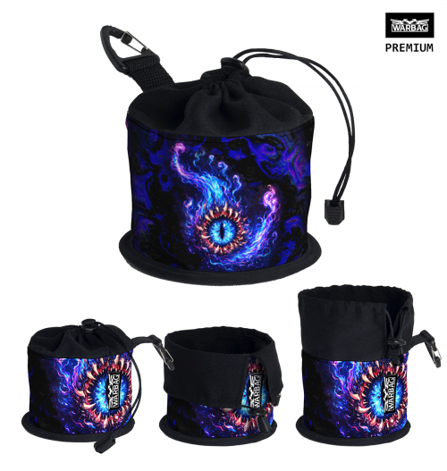 Bolsa para dados PREMIUM "NEGRO TRANSMUTADOR" – TZEENTCH (40K)